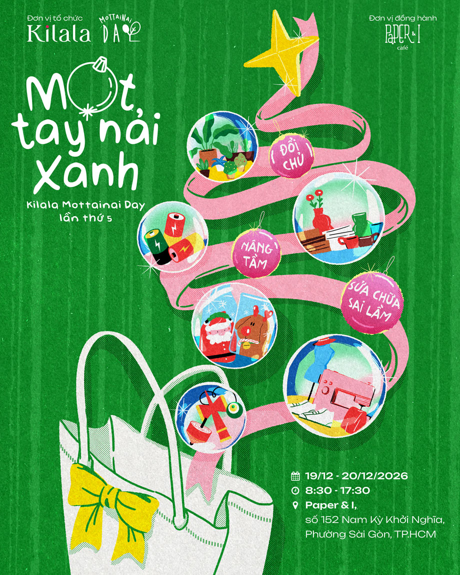 ĐĂNG KÝ GIAN HÀNG MỘT TAY NẢI XANH - KILALA MOTTAINAI DAY